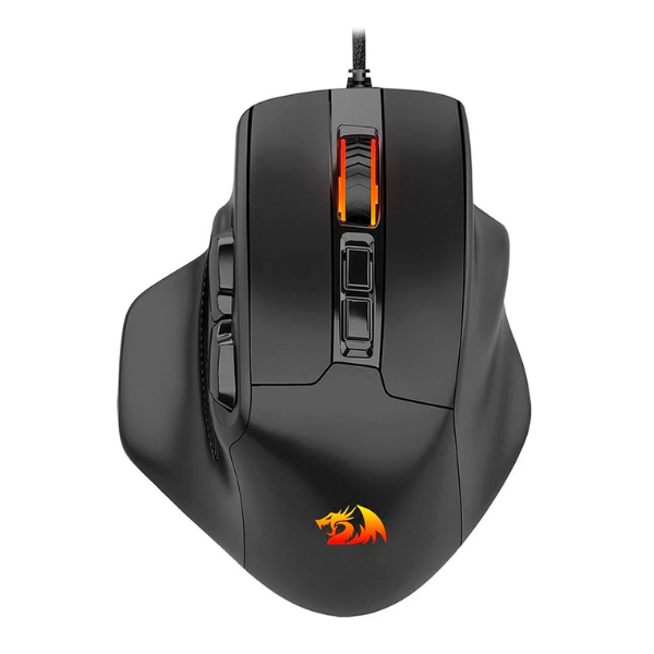 Mouse Redragon M806 Bullseye RGB 12400DPI USB Negro