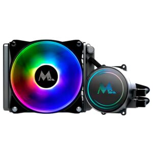 Refrigeración Liquida Mtek MWC-120MM ARGB - Negro + Adaptador 1700