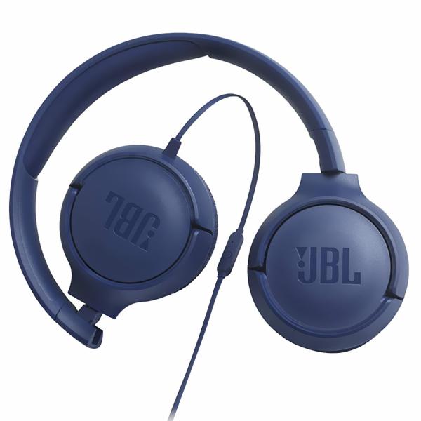 Auricular JBL Tune T500 Pure Bass Con Cable - Azul
