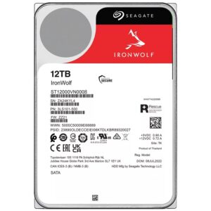 HDD Seagate 12TB Iron Wolf SATA 3 7200RPM 3.5" - ST12000VN0008