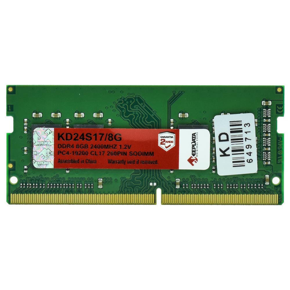 Memoria RAM Notebook Keepdata DDR4 8GB 2400MHz KD24S17/8G