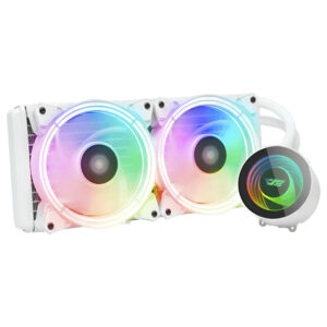 Refrigeración Liquida darkFlash Symphony TR240 HIGH 240MM RGB - Blanco