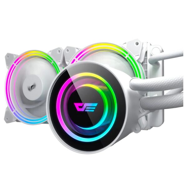 Refrigeración Liquida darkFlash Symphony TR240 HIGH 240MM RGB - Blanco