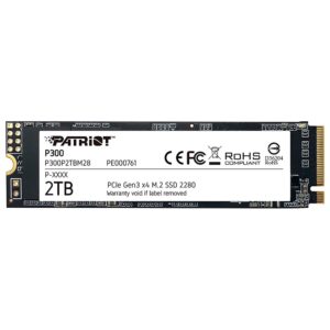 SSD Patriot M.2 2TB P300 NVMe - P300P2TBM28