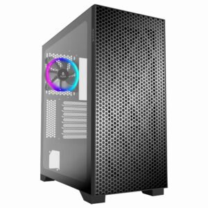 Gabinete Gamer AZZA Hive 450 CSAZ-450 Mid Tower 1 Cooler RGB Negro