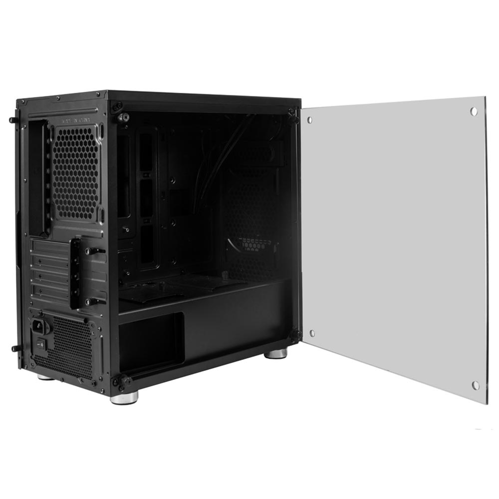 Gabinete Gamer AZZA Luminous 110 CSAZ-110F Mid Tower 1 Cooler Negro