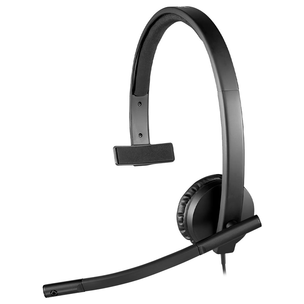 Auricular Logitech H570E Mono Con Cable - Negro (981-000570)