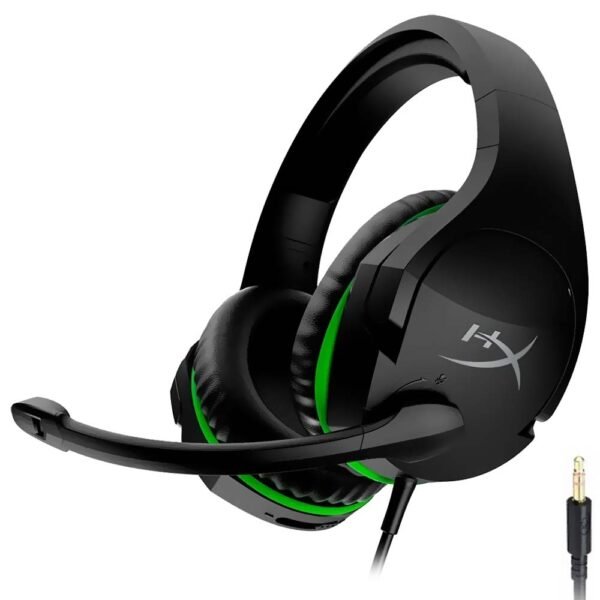 Auricular Gamer Hyperx Cloudx Stinger Xbox  Con Cable - Negro  Verde