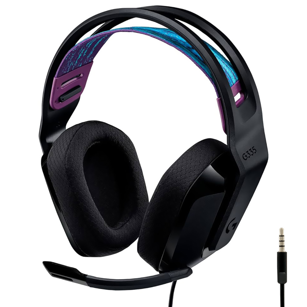 Auricular Gamer Logitech G335 Keep Con Cable - Negro (981-000977)