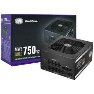 Fuente de Alimentación Cooler Master MWE V2 750W ATX Modular 80 Plus Gold - MPE-7501-AFAAG-U2