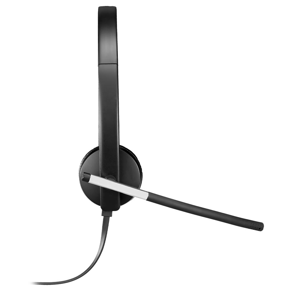 Auricular Logitech H650E Stereo Con Cable - Negro (981-000518)