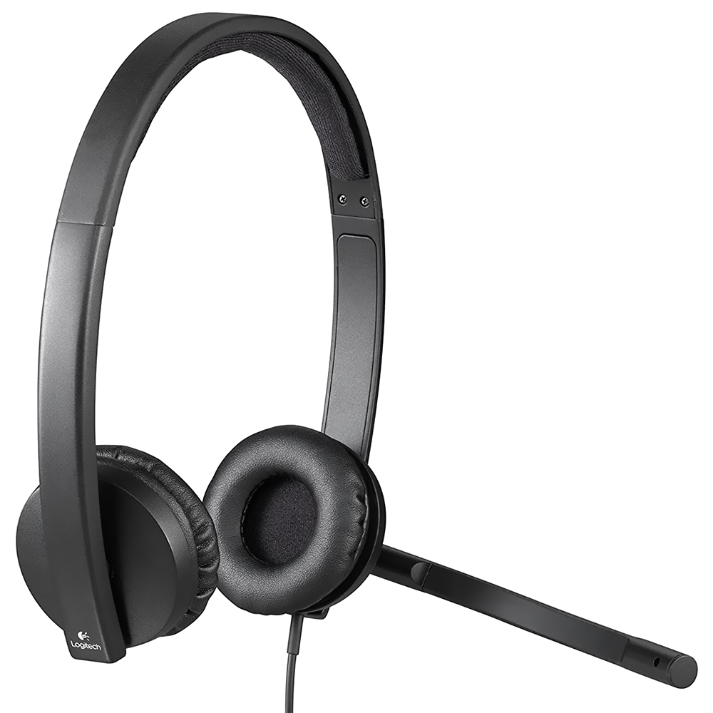 Auricular Logitech H570E Stereo Con Cable - Negro (981-000574)