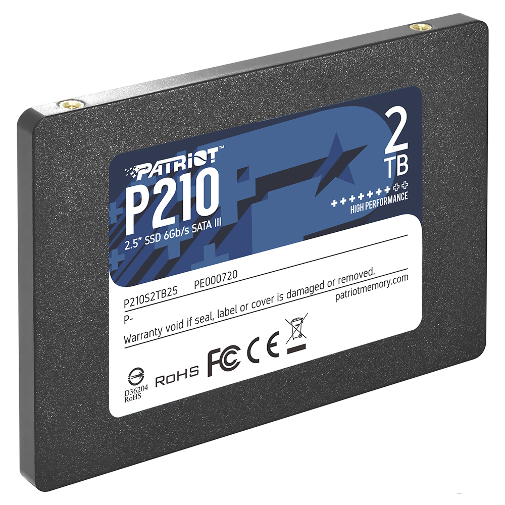 SSD Patriot 2TB P210 2.5" SATA 3 - P210S2TB25