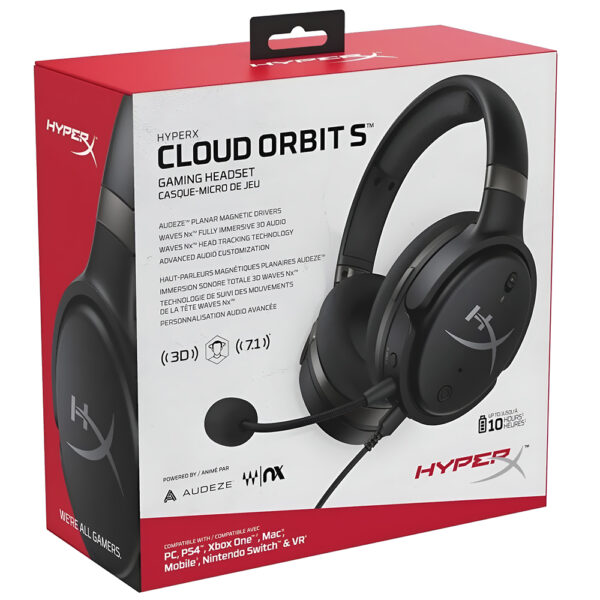 Auricular Gamer HyperX Cloud Orbit S Con cable - Negro