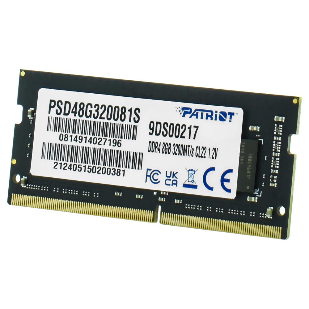 Memoria RAM Notebook Patriot Signature DDR4 8GB 3200MHz PSD48G320081S