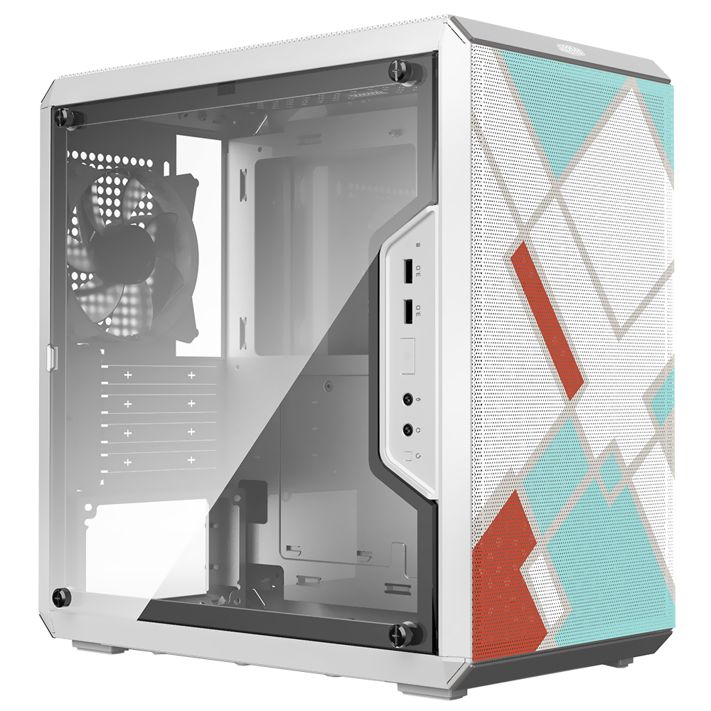 Gabinete Gamer Cooler Master MasterBox Q300L Edition Mini Tower 1 Cooler Blanco(MCB-Q300L-WANN-SRE)