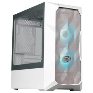 Gabinete Gamer Cooler Master MasterBox TD300 Mesh RGB 2 Cooler Blanco(TD300-WGNN-S00)