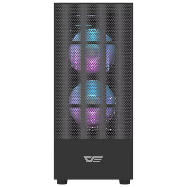 Gabinete Gamer darkFlash A290 Mid Tower 3 Cooler RGB Negro