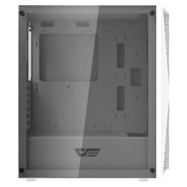 Gabinete Gamer darkFlash DK352 E-ATX 4 Cooler RGB Blanco