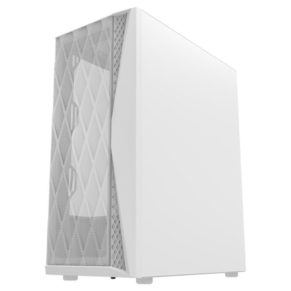 Gabinete Gamer darkFlash DK352 E-ATX 4 Cooler RGB Blanco