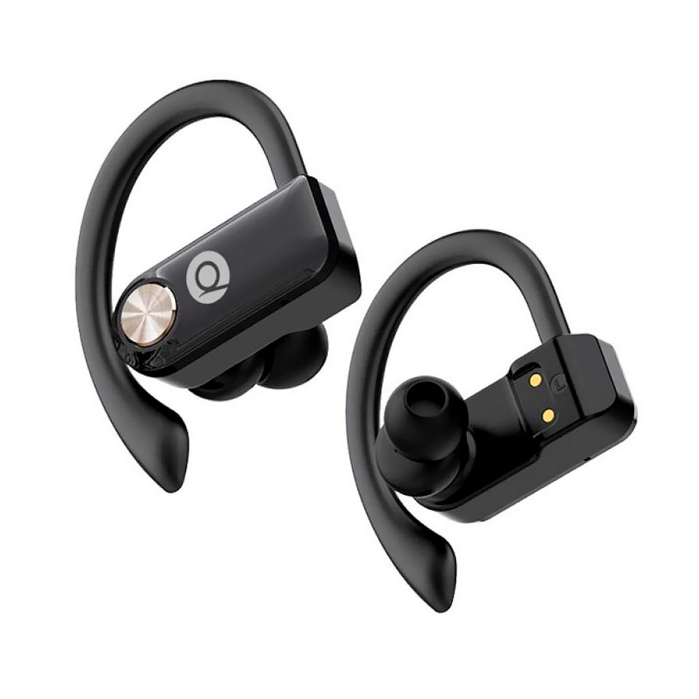 Auricular Quanta QTFOE10 Motion Buds Sport Bluetooth - Negro