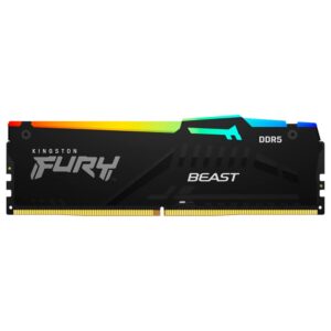 Memoria RAM Kingston Fury Beast DDR5 16GB 5600MHz RGB - Negro (KF556C36BBEA-16)