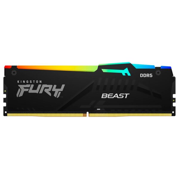 Memoria RAM KINGSTON FURY Beast DDR5 16GB 5600MHZ Rgb Negro (KF556C36BBEA-16)
