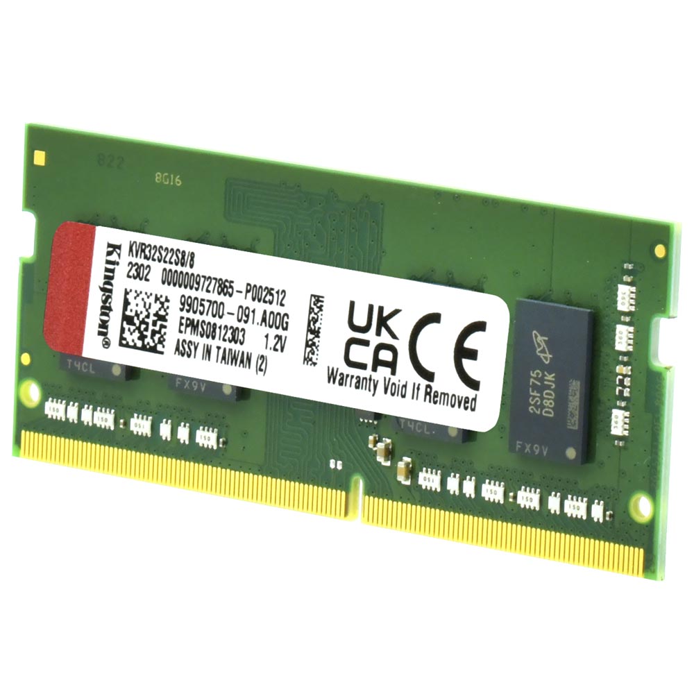 Memoria RAM Notebook Kingston DDR4 8GB 3200MHz KVR32S22S8/8