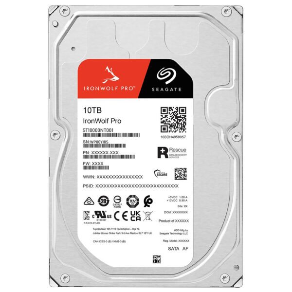 HDD Seagate 10TB Iron Wolf Pro 3.5" SATA 3 7200RPM ST10000NT001