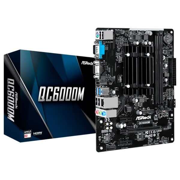 Placa Madre ASRock QC6000M + CPU AMD E2-6110 VGA DDR3