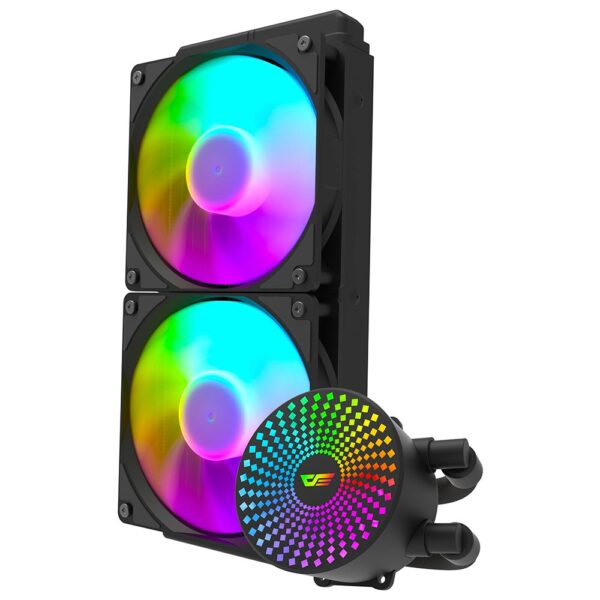 Refrigeración Liquida DarkFlash Radiant DC-240 240MM ARGB - Negro