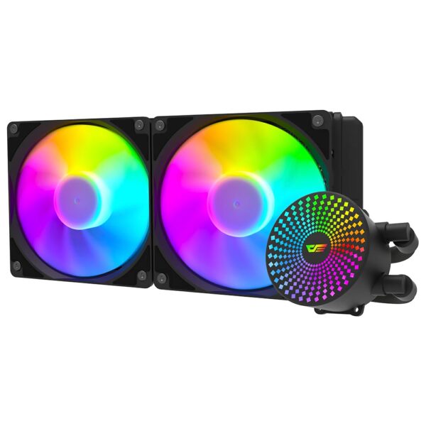 Refrigeración Liquida DarkFlash Radiant DC-240 240MM ARGB - Negro