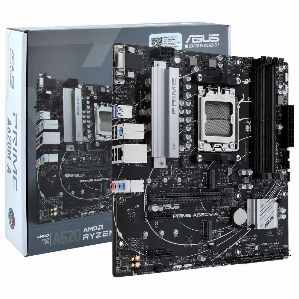 Placa Madre ASUS Prime A620M-A Socket AM5 VGA DDR5