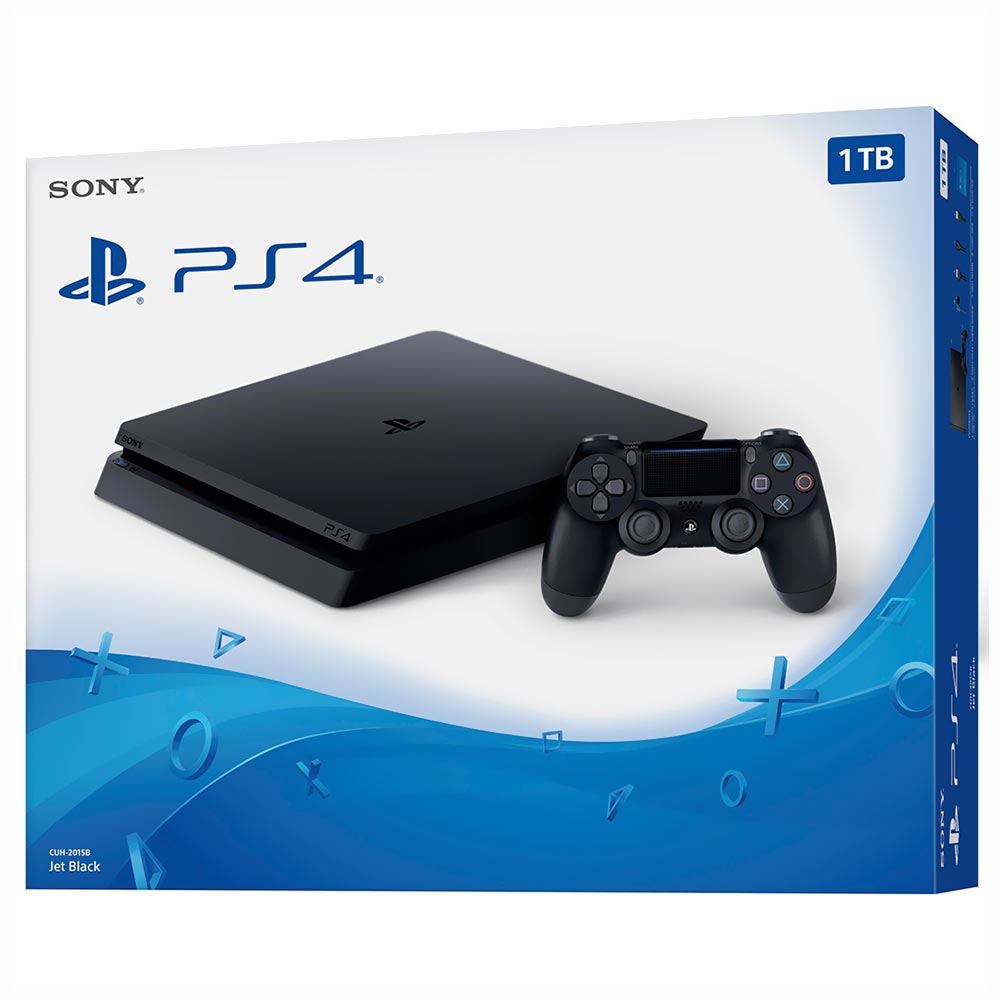 Consola Sony Playstation 4 Slim CUH-2218B 1TB Bivolt Negro (Japones)