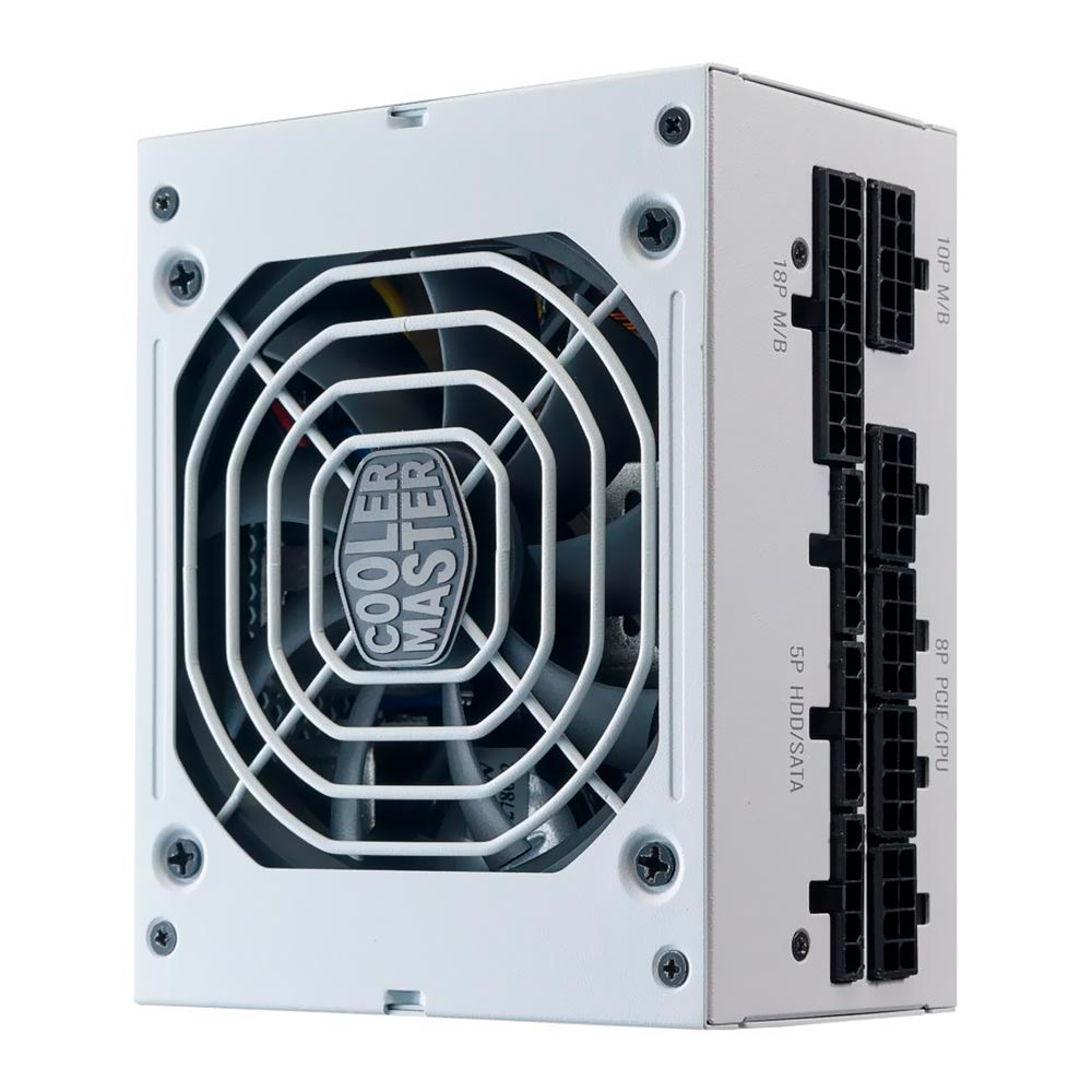 Fuente de Alimentación Cooler Master V750 SFX Gold White Edition 750W SFX Modular 80 Plus Gold - MPY-7501-SFHAGV-WU