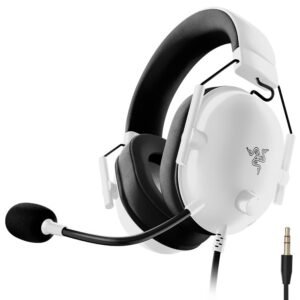 Auricular Gamer Razer Blackshark V2 X White Edition Con Cable Blanco (RZ04-03240700-R3U1)