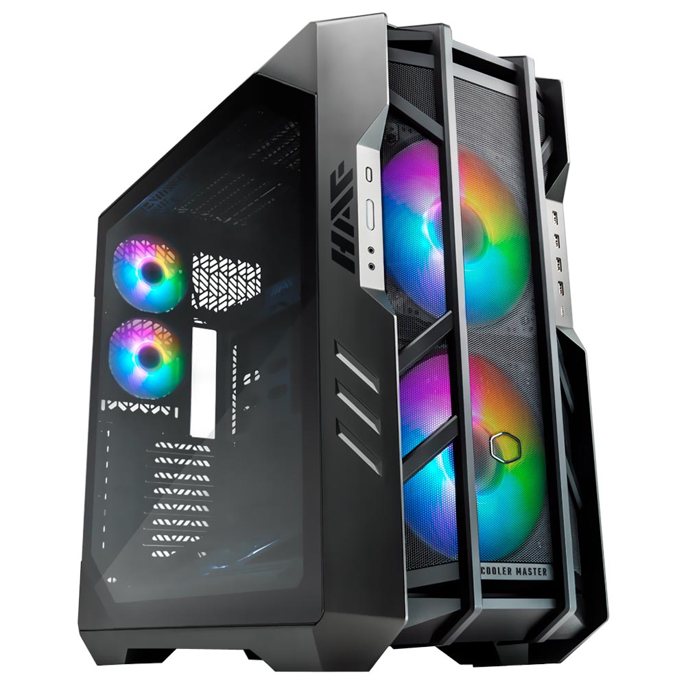 Gabinete Gamer Cooler Master Haf 700 Full Tower 3 Cooler ARGB Negro(H700-IGNN-S00)