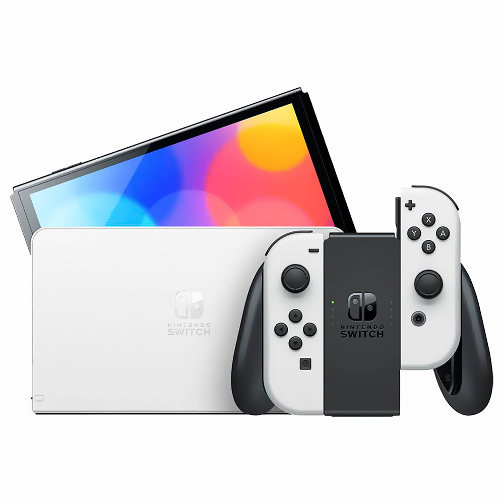 Consola Nintendo Switch OLED 64GB Negro Blanco (HKG) (HEG-S-KAAAA)