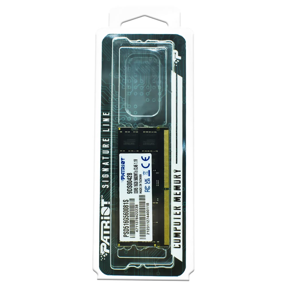 Memoria RAM Notebook Patriot Signature Line DDR5 16GB 5600MHz PSD516G560081S