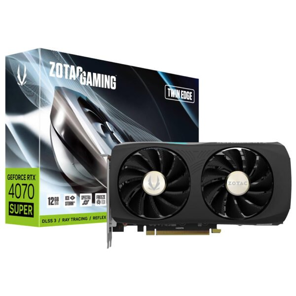 Tarjeta de Video Zotac Gaming Twin Edge 12GB GeForce RTX4070 SUPER GDDR6X - ZT-D40720E-10M