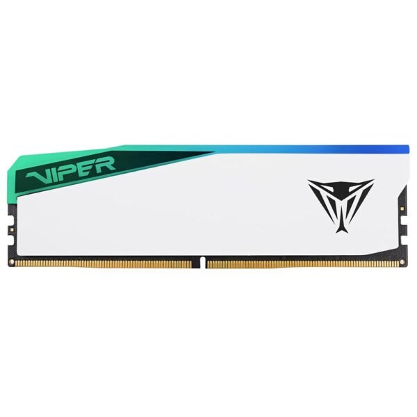 Memoria RAM Patriot Viper Elite 5 DDR5 32GB 6000MHz RGB - Blanco (PVER532G60C42W)