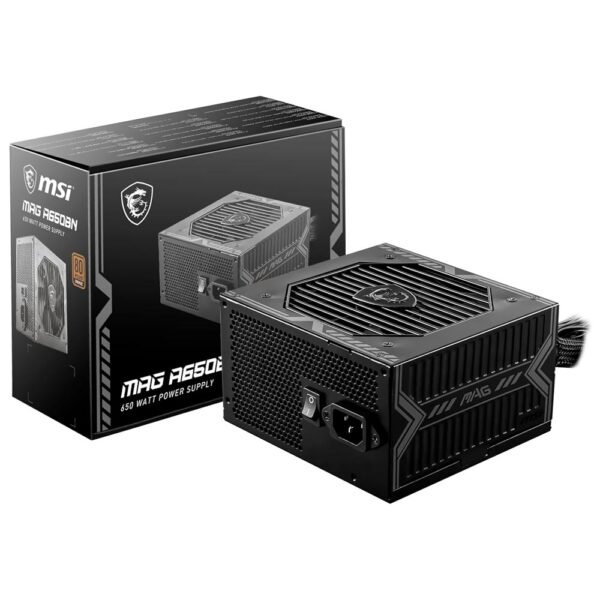Fuente de Alimetación Msi Mag A650BN 650W No Modular 80 Plus Bronze