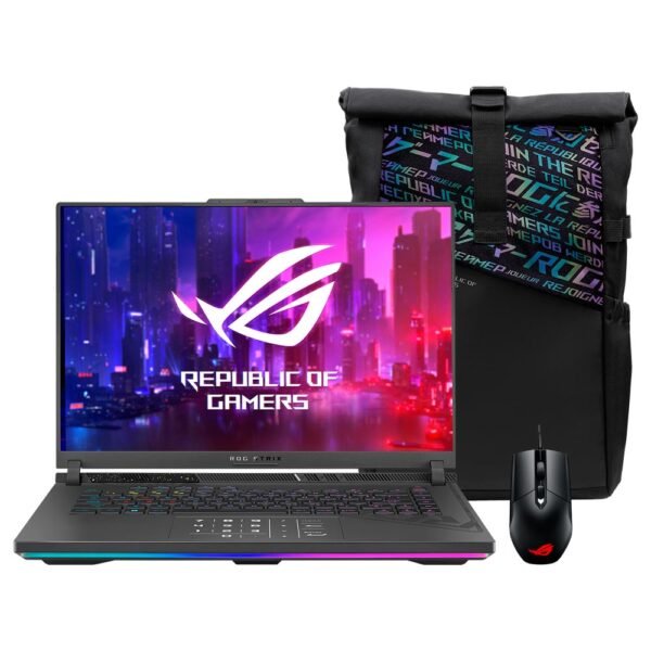 Notebook Gamer ROG Strix G16 G614JIR-N3054W Intel Core i9 14900HX Pantalla WUXGA 16.0" 16GB de RAM 1TB SSD GeForce RTX4070 8GB