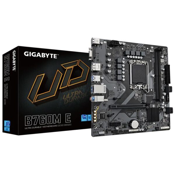 Placa Madre GIGABYTE B760M E Socket LGA 1700 VGA DDR5