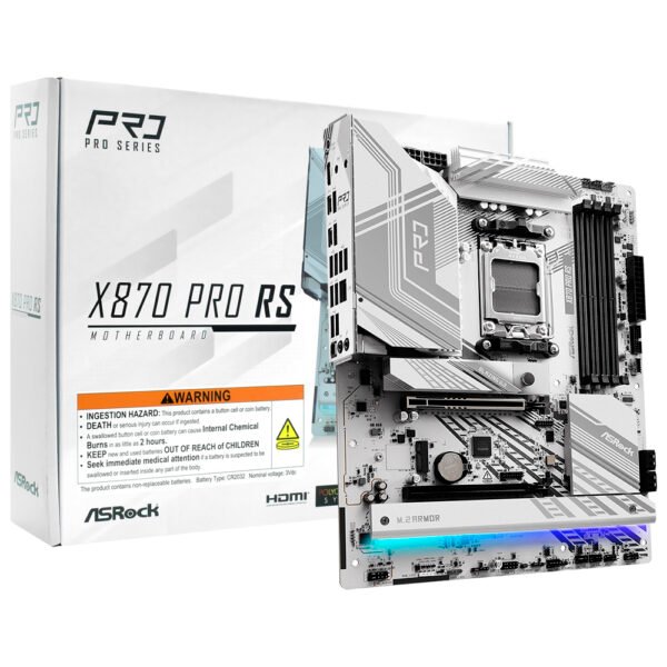 Placa Madre ASROCK X870 Pro Rs Socket AM5 DDR5