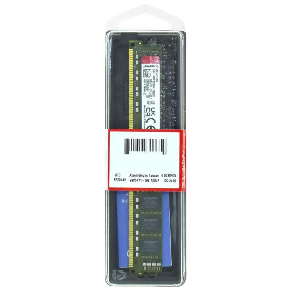 Memoria RAM Kingston DDR4 8GB 3200MHz KVR32N22S8L/8
