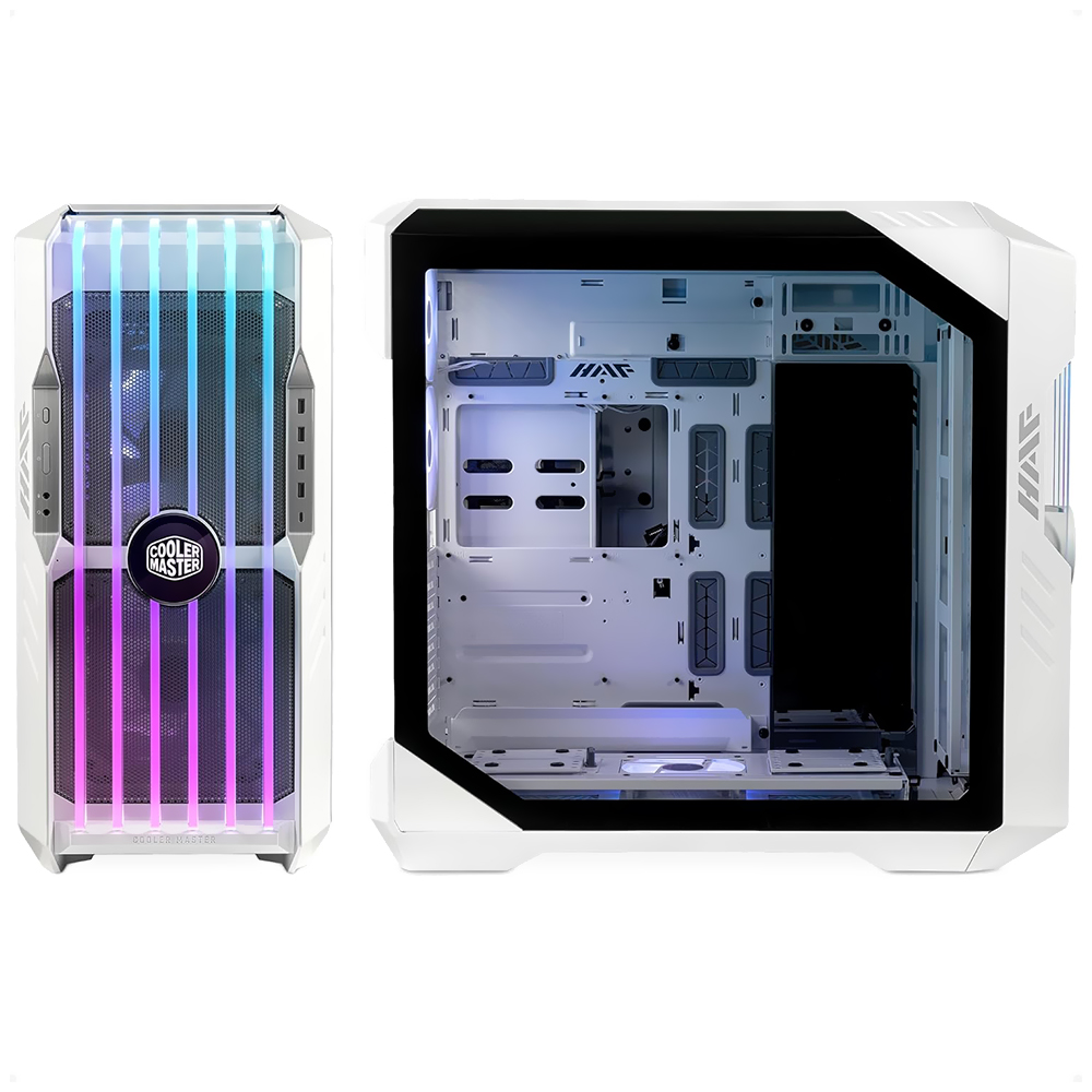 Gabinete Gamer Cooler Master Haf 700 Evo Full Tower 3 Cooler ARGB Blanco(H700E-WGNN-S00)