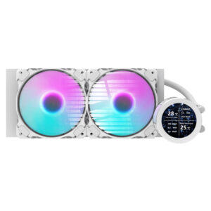 Water Cooler Para Procesador darkFlash Nebula DN240D 240MM ARGB - Blanco