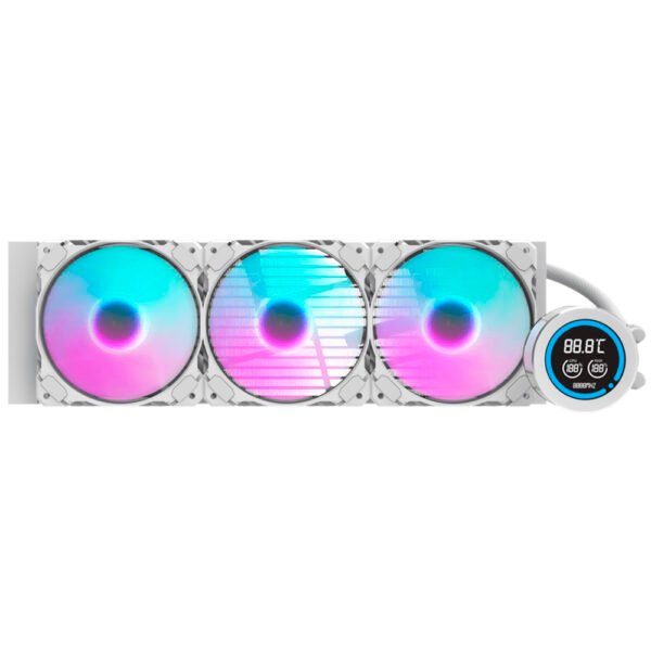 Water Cooler Para Processador DarkFlash Nebula DN360D 360MM ARGB - Blanco