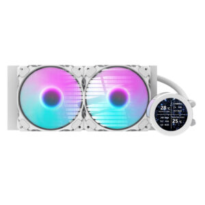 Water Cooler Para Procesador darkFlash Nebula DN240S 240MM ARGB - Blanco